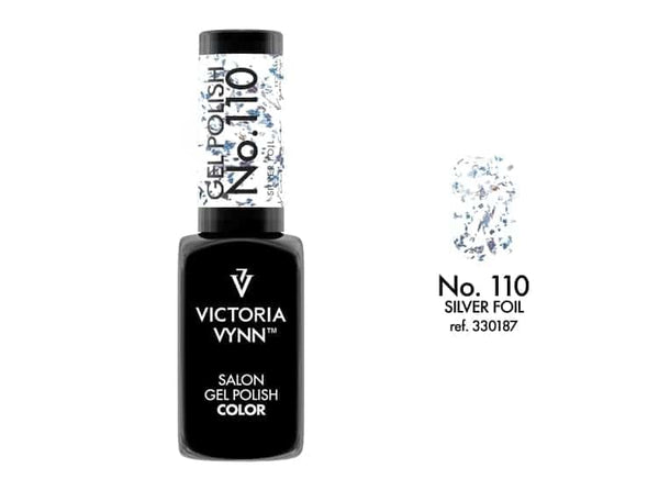 Victoria Vynn™ Salon Gel Polish | Gellak Silver Foil 110