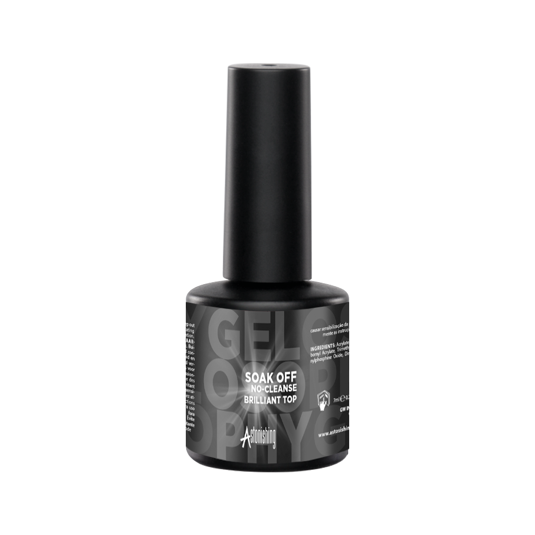 ASTONISHING Soak Off No Cleanse Brilliant Top Gel  | 7 ml