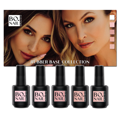 BO Nails Rubberbase Collection | 5 x 15ml Rubber Base