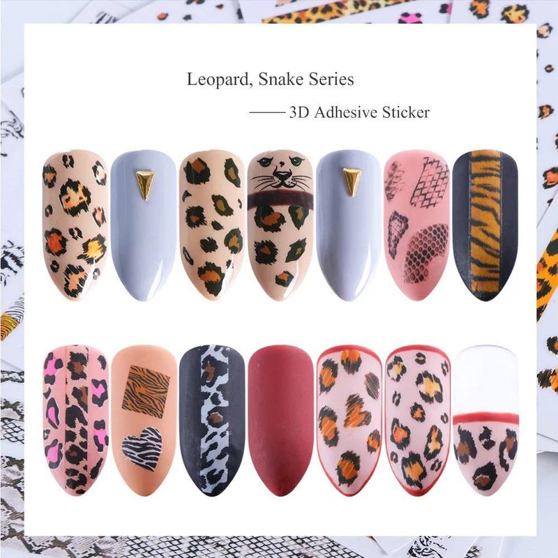Nail Art Luipaard Nagel Stickers - Gio Cosmetics