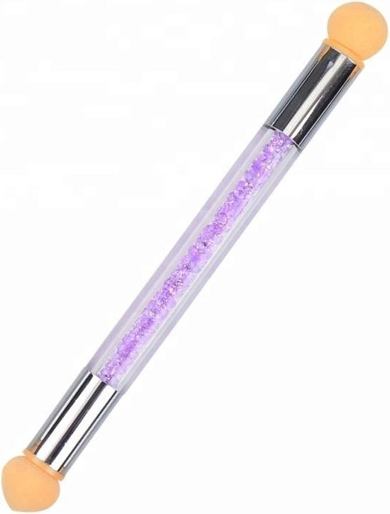 GUAPÀ® Nail Art Blooming Spons & Stempel Penseel | Paars