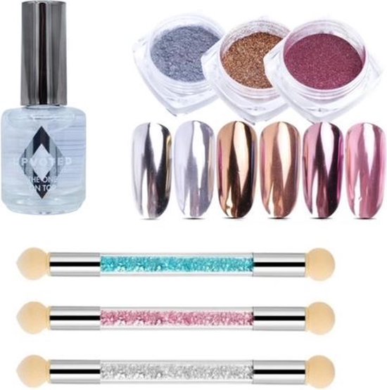 GUAPÀ® Holografische Glitter Poeder Set Deluxe