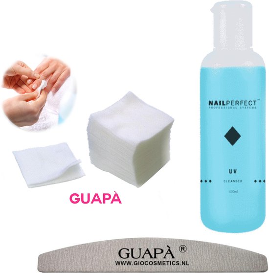 GUAPÀ® Gellak Plaklaag Remover Set Luxy | UV Cleanser 100 ml