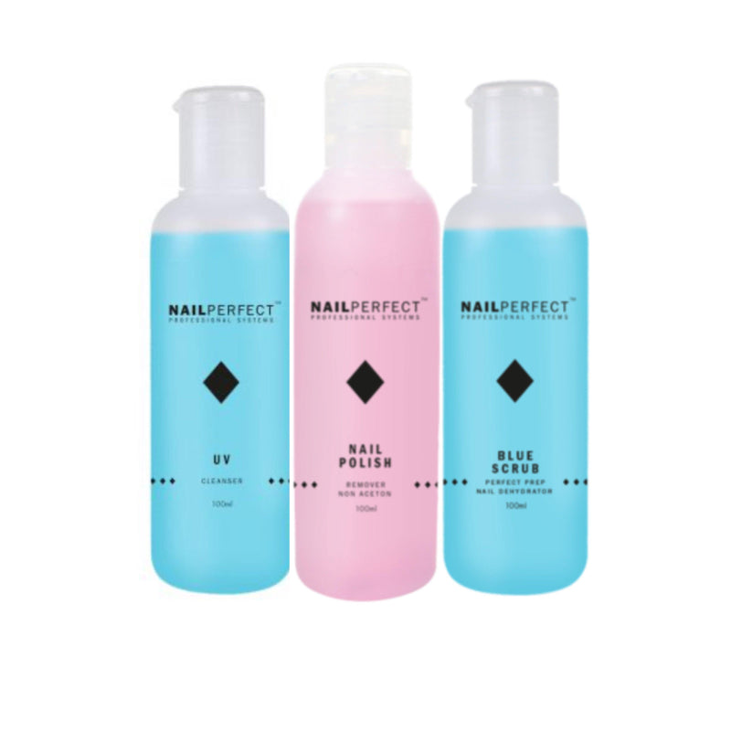 Nagel vloeistoffen set 300ml - Gio Cosmetics