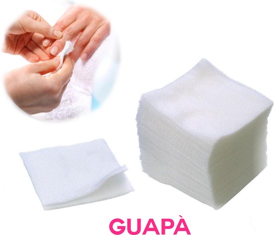 GUAPÀ® Nail Wipes Celstofdeppers Pluisvrij | 100 stuks