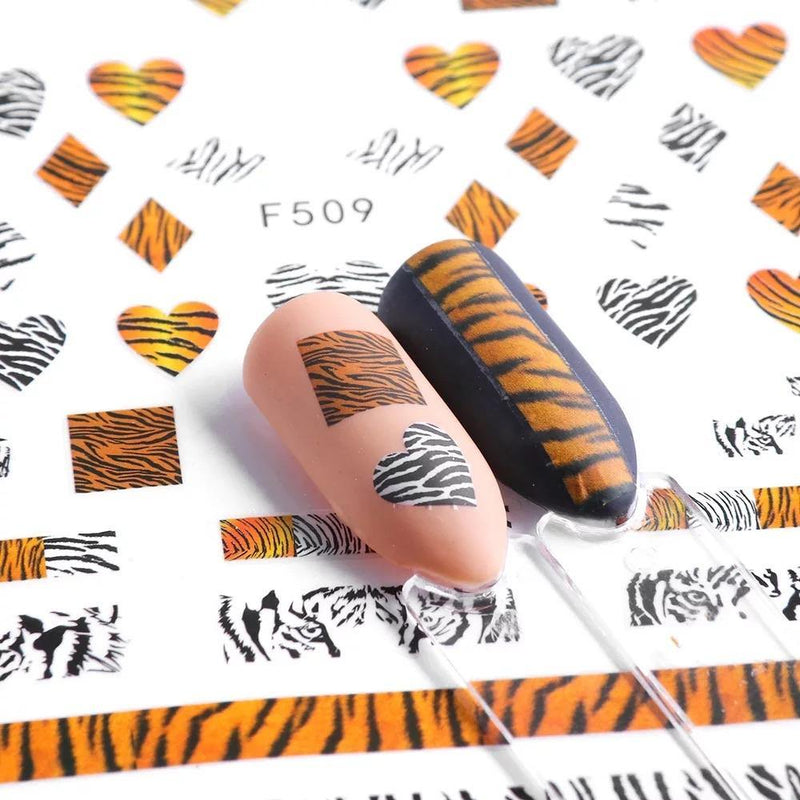 Nail Art Luipaard Nagel Stickers - Gio Cosmetics