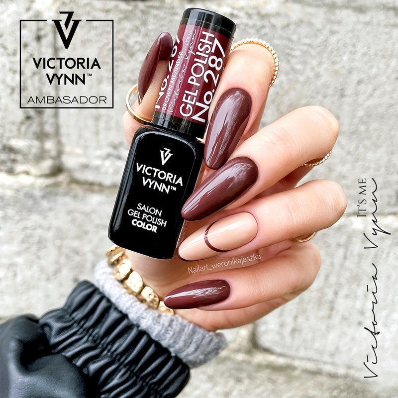Victoria Vynn™ Salon Gel Polish | Gellak Brown Meander 287